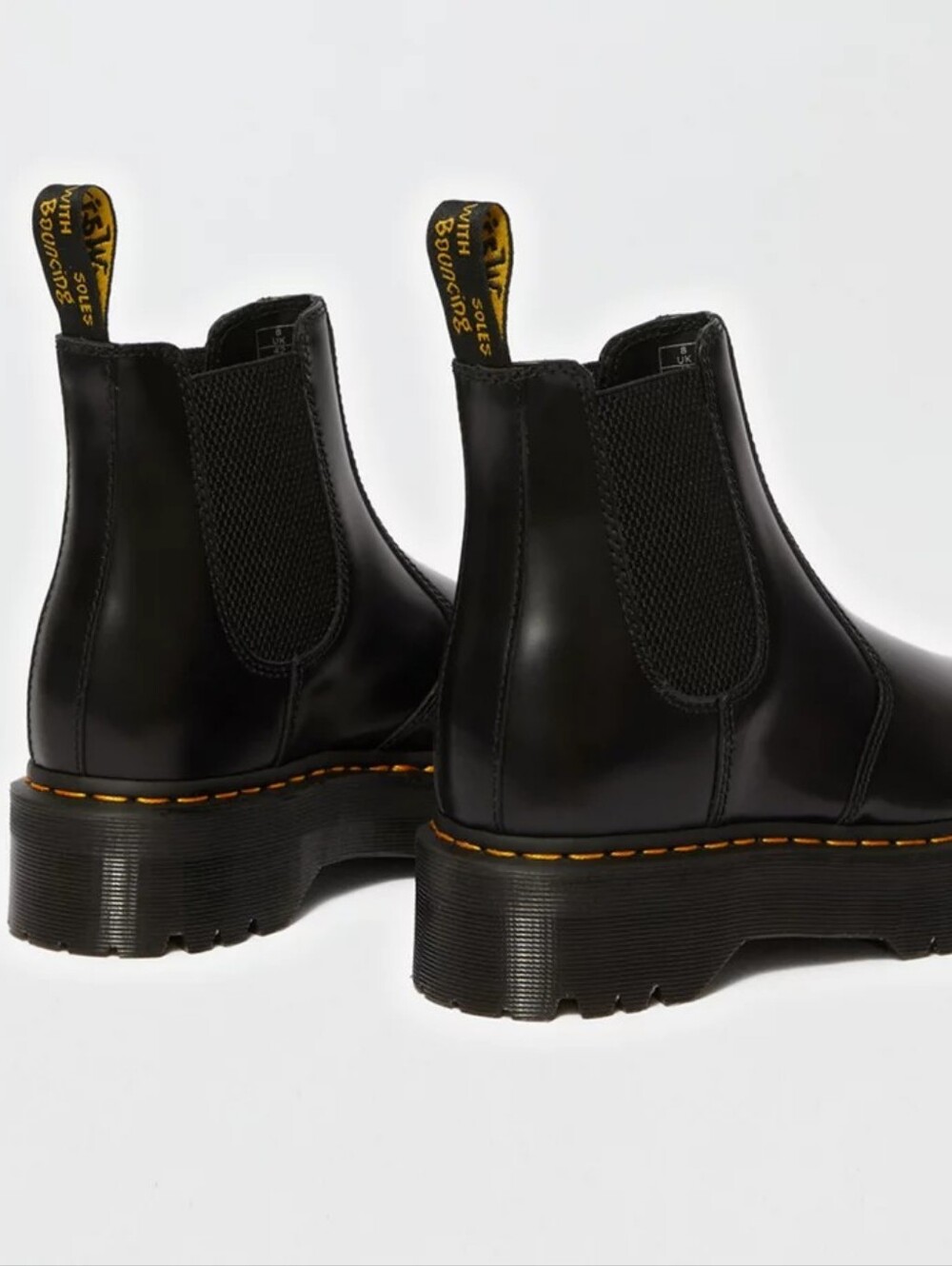 Dr. Martens Women's Black Platform Chelsea Boots NWT Size 7 - Picture 8 of 9